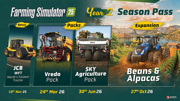 Farming Simulator 25: Year 2 Season Pass