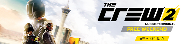 THE CREW® 2 FREE WEEKEND, JULY 8 - 12
